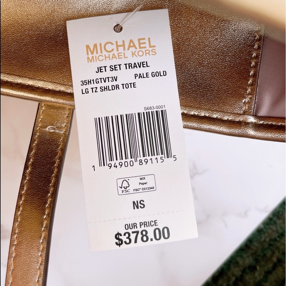 Michael Kors Jet Set Travel Large Top Zip Tote - Picture 6 of 10